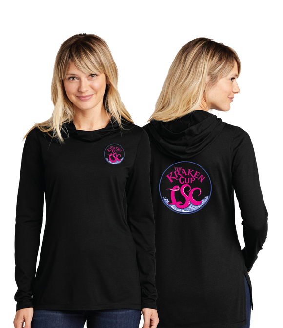 KRA23/Sport Tek Women TriBlend Wicking Long Sleeve Hoodie/LST406/