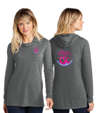 KRA23/Sport Tek Women TriBlend Wicking Long Sleeve Hoodie/LST406/