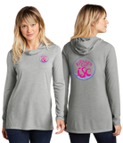 KRA23/Sport Tek Women TriBlend Wicking Long Sleeve Hoodie/LST406/