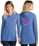 KRA23/Sport Tek Women TriBlend Wicking Long Sleeve Hoodie/LST406/