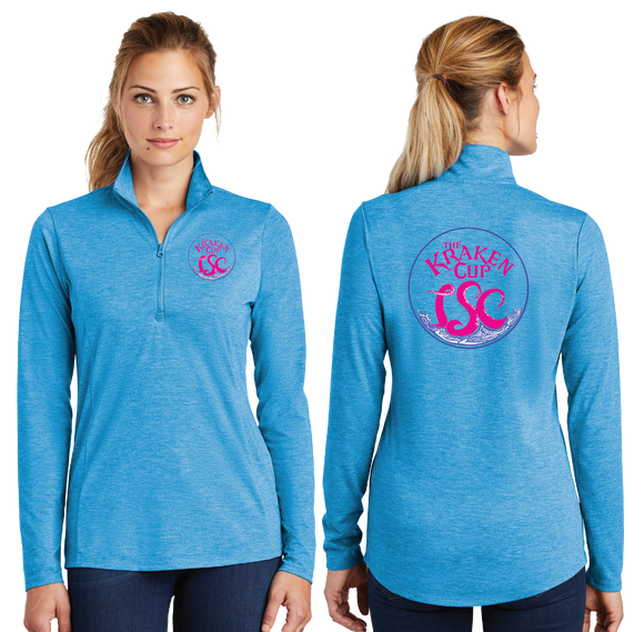 KRA23/TriBlend Wicking Lightweight Quarter Zip Pullover/LST407/