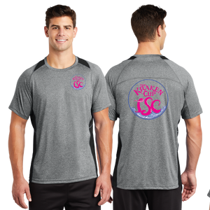 KRA23/Sport Tek Heather Colorblock Contender Tee/ST361/