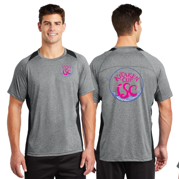 KRA23/Sport Tek Heather Colorblock Contender Tee/ST361/