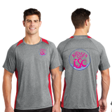 KRA23/Sport Tek Heather Colorblock Contender Tee/ST361/