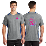 KRA23/Sport Tek Heather Colorblock Contender Tee/ST361/