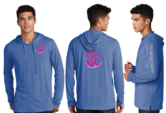 KRA25/UniSex Sport Tek TriBlend Wicking Long Sleeve Hoodie /ST406