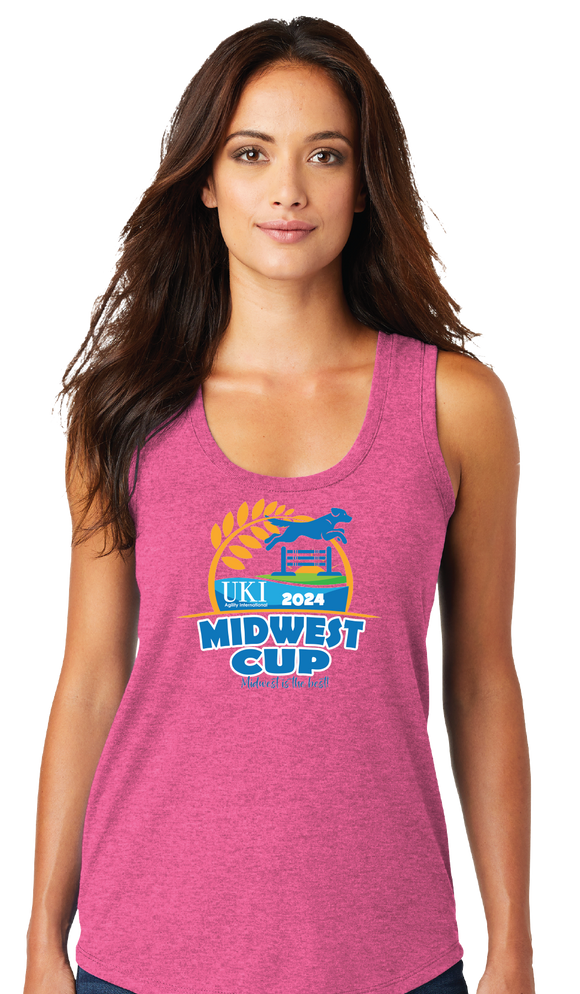 MWC24/Women TriBlend Racerback Tank Top/DM138L