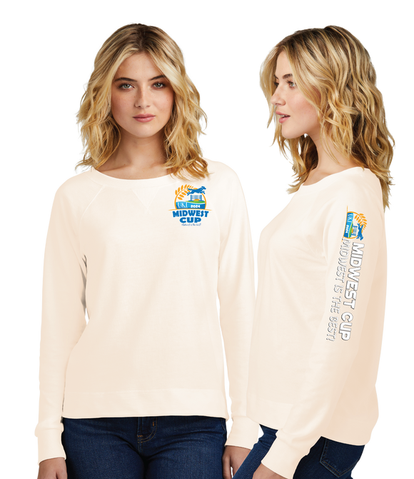 MWC24/Women Featherweight French Terry Long Sleeve Crewneck/DT672