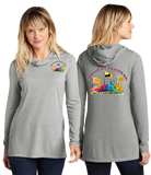 MWF23/Sport Tek Women TriBlend Wicking Long Sleeve Hoodie/LST406/