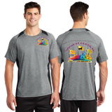 MWF23/Sport Tek Heather Colorblock Contender Tee/ST361/