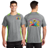 MWF23/Sport Tek Heather Colorblock Contender Tee/ST361/