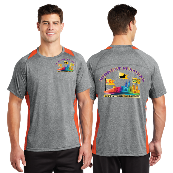 MWF23/Sport Tek Heather Colorblock Contender Tee/ST361/