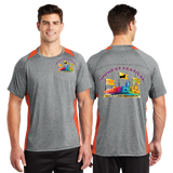 MWF23/Sport Tek Heather Colorblock Contender Tee/ST361/