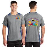 MWF23/Sport Tek Heather Colorblock Contender Tee/ST361/