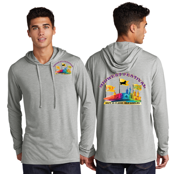 MWF23/UniSex Sport Tek TriBlend Wicking Long Sleeve Hoodie /ST406/