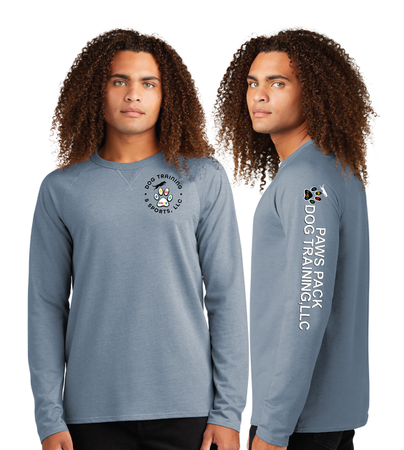 PAWSPACK/Featherweight French Terry Long Sleeve Crewneck/DT572