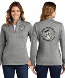 PAWSPACK/Ladies 9oz Quarter Zip Sweatshirt/LST253/