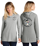 PAWSPACK/Sport Tek Women TriBlend Wicking Long Sleeve Hoodie/LST406/