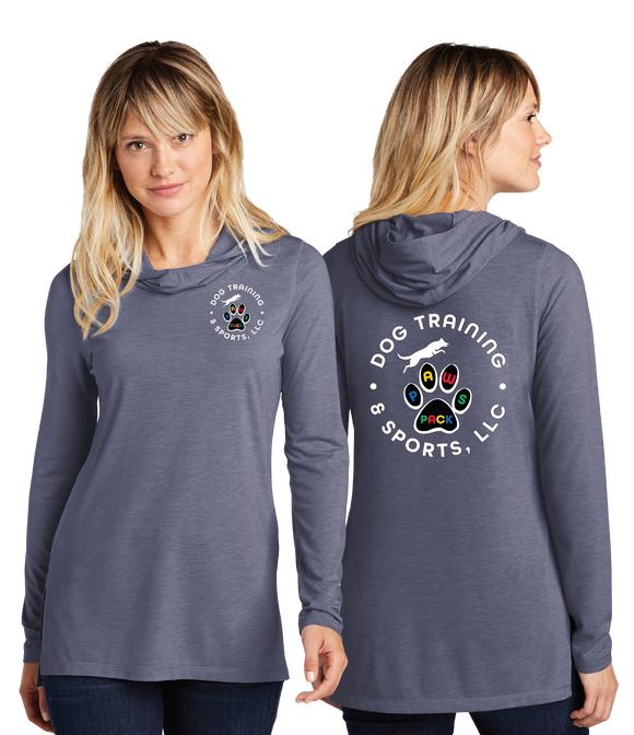 PAWSPACK/Sport Tek Women TriBlend Wicking Long Sleeve Hoodie/LST406/