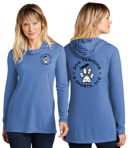 PAWSPACK/Sport Tek Women TriBlend Wicking Long Sleeve Hoodie/LST406/