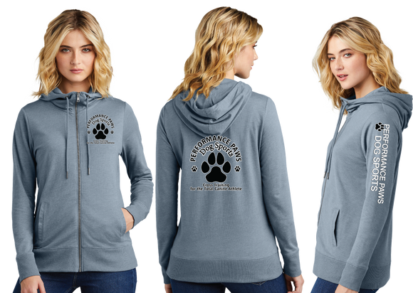 PERFPAWS/Women Featherweight French Terry Full Zip Hoodie/DT673