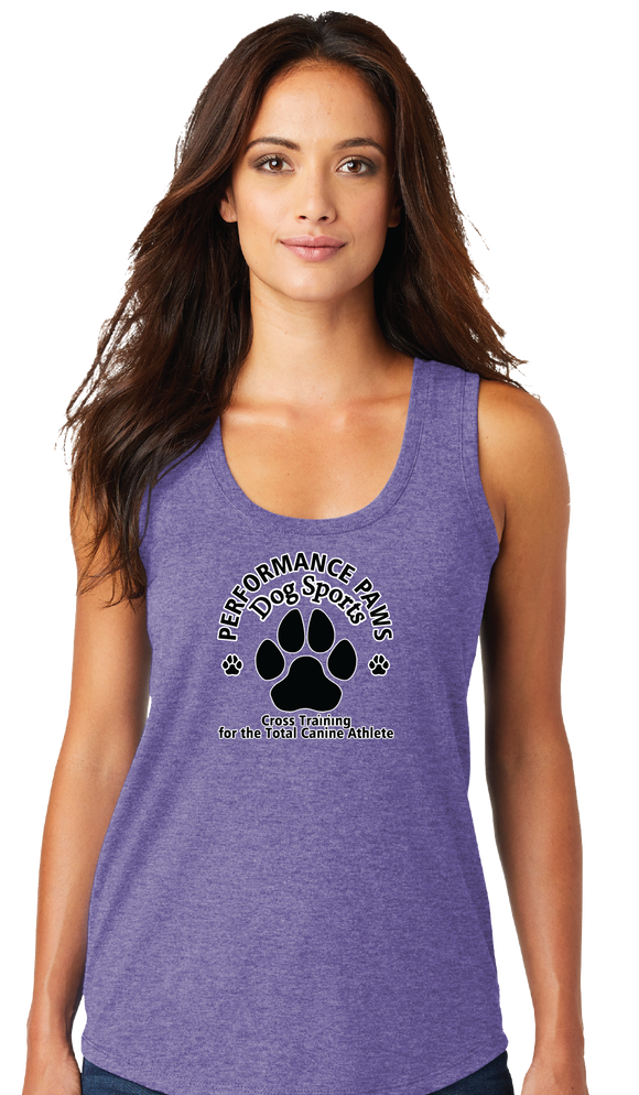 PERFPAWS/Women TriBlend Racerback Tank Top/DM138L