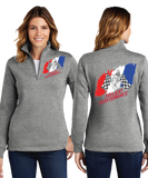 PROJ/Ladies 9oz Quarter Zip Sweatshirt/LST253/