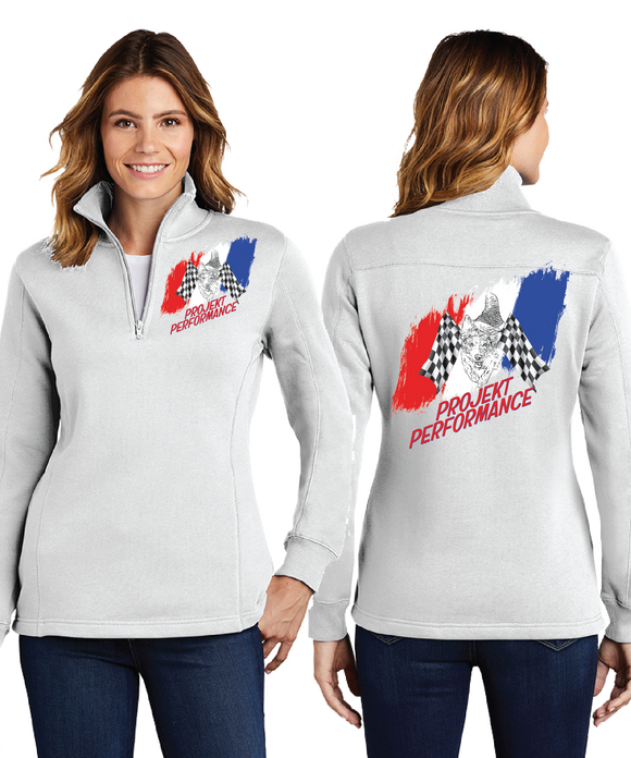 PROJ/Ladies 9oz Quarter Zip Sweatshirt/LST253/