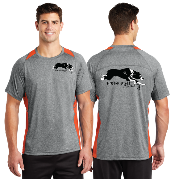 RALR/Sport Tek Heather Colorblock Contender Tee/ST361/