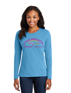 RIBB/Women Long Sleeve Core Cotton Tee/LPC54LS/