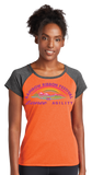 RIBB/Ladies Heather On Heather Contender Scoop Neck Tee/LST362/