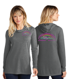 RIBB/Sport Tek Women TriBlend Wicking Long Sleeve Hoodie/LST406/