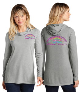 RIBB/Sport Tek Women TriBlend Wicking Long Sleeve Hoodie/LST406/