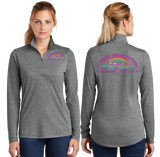 RIBB/TriBlend Wicking Lightweight Quarter Zip Pullover/LST407/