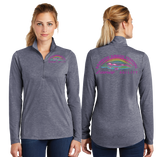 RIBB/TriBlend Wicking Lightweight Quarter Zip Pullover/LST407/
