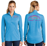 RIBB/TriBlend Wicking Lightweight Quarter Zip Pullover/LST407/