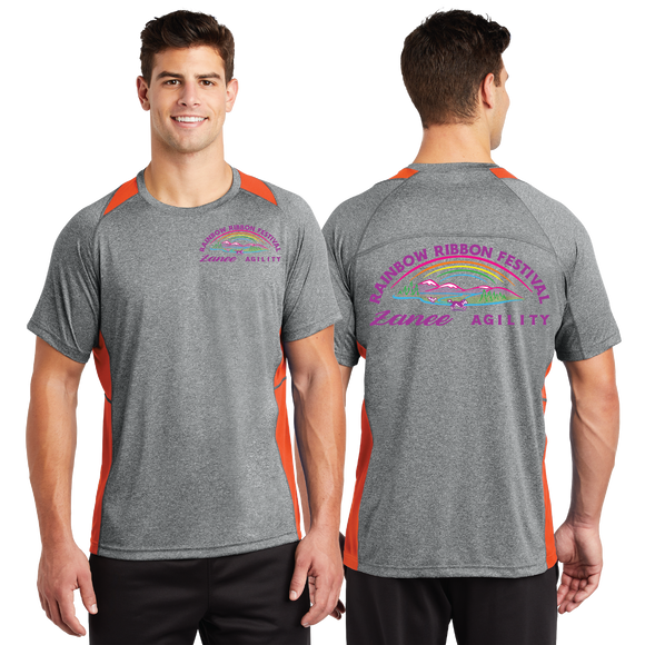 RIBB/Sport Tek Heather Colorblock Contender Tee/ST361/