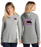 RIVAL/Sport Tek Women TriBlend Wicking Long Sleeve Hoodie/LST406/