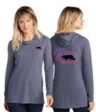 RIVAL/Sport Tek Women TriBlend Wicking Long Sleeve Hoodie/LST406/