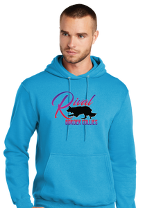 RIVAL/Port and Company Core Fleece Pullover Hooded Sweatshirt/PC78H/