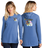 RMR24/Sport Tek Women TriBlend Wicking Long Sleeve Hoodie/LST406/