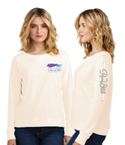 RWDS/Women Featherweight French Terry Long Sleeve Crewneck/DT672