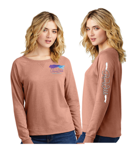 RWDS/Women Featherweight French Terry Long Sleeve Crewneck/DT672