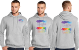 RWDS/Port and Company Core Fleece Pullover Hooded Sweatshirt/PC78H/