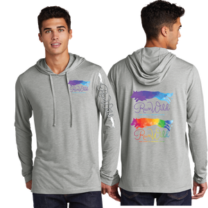 RWDS/UniSex Sport Tek TriBlend Wicking Long Sleeve Hoodie /ST406/