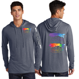 RWDS/UniSex Sport Tek TriBlend Wicking Long Sleeve Hoodie /ST406/