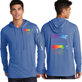 RWDS/UniSex Sport Tek TriBlend Wicking Long Sleeve Hoodie /ST406/