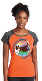 SBF/Ladies Heather On Heather Contender Scoop Neck Tee/LST362/