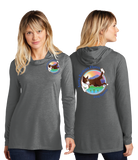 SBF/Sport Tek Women TriBlend Wicking Long Sleeve Hoodie/LST406/