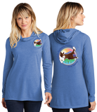 SBF/Sport Tek Women TriBlend Wicking Long Sleeve Hoodie/LST406/